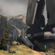 A Spartan drives a warthog in Halo Infinite.